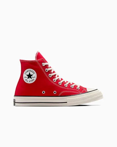 Chuck 70 Vintage Canvas Rojo esmalte/Garza/Negro, Outer Side View