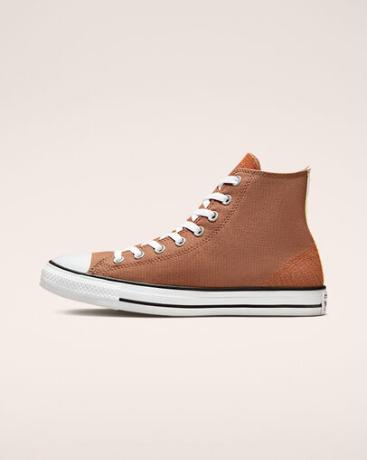 Chuck Taylor All Star Stitched Mineral Clay/White, Inner Side View