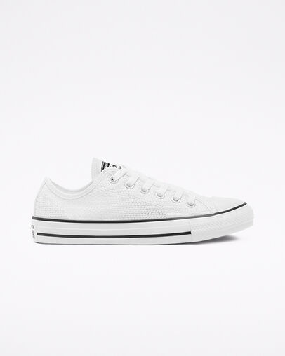 Chuck Taylor All Star Breathable White/Black/White, Outer Side View