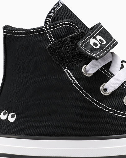 Chuck Taylor All Star Eyes Easy-On Black/White/Black, Detail Angle View