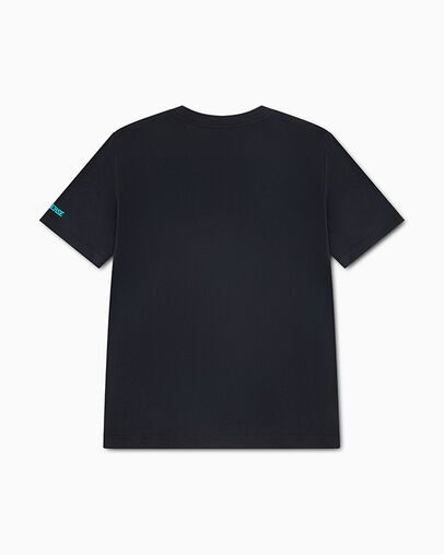 Chuck Taylor Patch T-Shirt Black/Neon Mantis Green, Back View