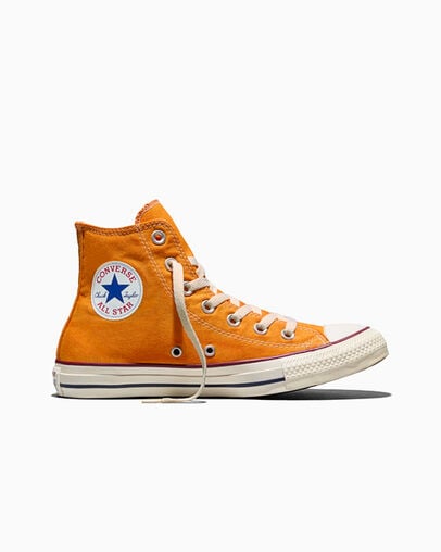 Chuck Taylor All Star Dip Dye Wide Width Orange Dust Dyed, Outer Side View