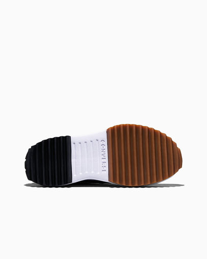 Run Star Hike Zwart/Wit/Gum, Outsole View