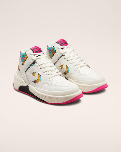 Weapon CX '90s Marbled Vintage White/Prime Pink/Black, Angled View