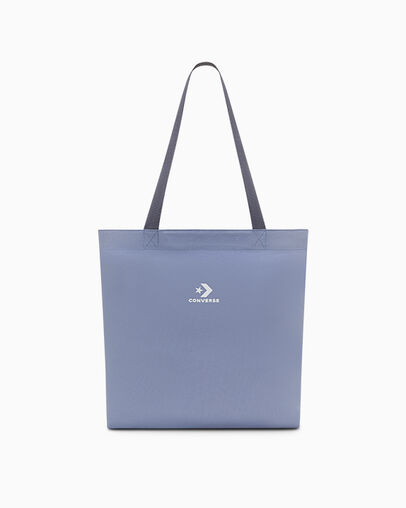 Star Chevron Canvas Tote Bag &Eacute;tain lilas/Lavande cendr&eacute;e, Front View
