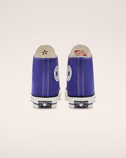 Chuck 70 Vintage Canvas Candy Grape/Black/Egret, Heel View