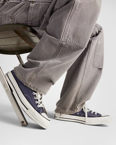 Chuck 70 Canvas Cold Stare/Egret/Black, Reflective View