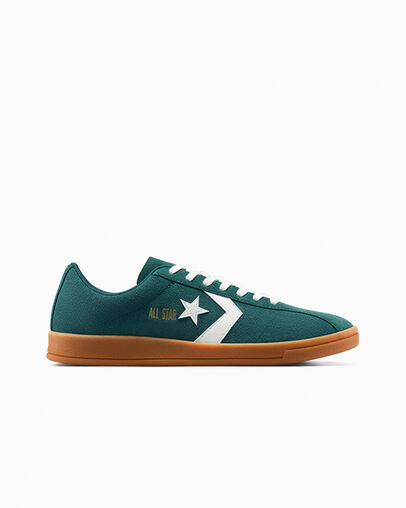 All Star Classic Trainer Suede Jaded Teal/Vintage White/Gum, Outer Side View