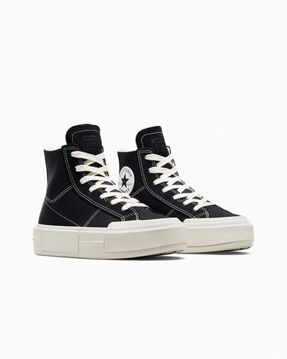 Chuck Taylor All Star Cruise Noir/&Eacute;cru/Noir, Top and Side View