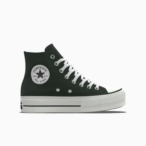 Converse Custom Chuck Taylor All Star Lift Platform By You Green Envy – 171209CHO24_greenenvy_GC
