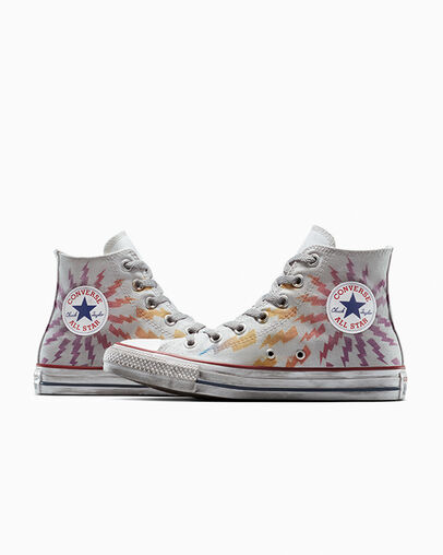 Chuck Taylor All Star Lightning Bolt Gris clair tonnerre, Detail Angle View
