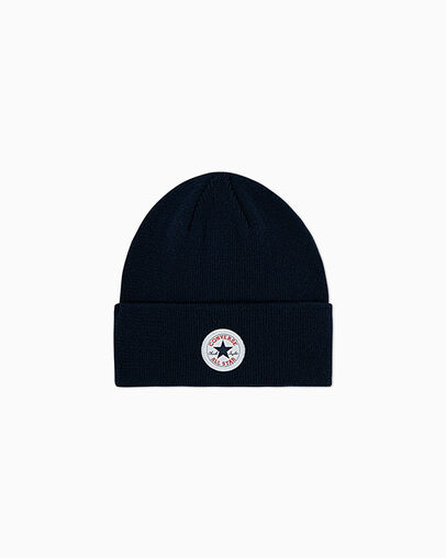 Chuck Taylor All Star Patch Beanie Obsidian, Front View