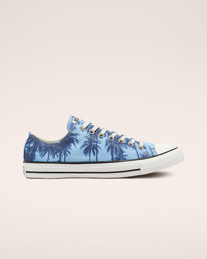 Chuck Taylor All Star Sunset Palms Blue/White/Black, Outer Side View