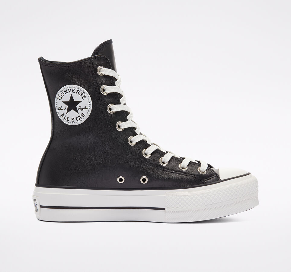 Extra High Platform Chuck Taylor All Star Black/White/Black