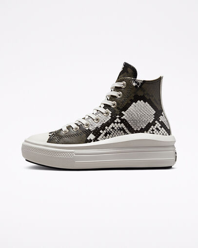 Authentic Glam Chuck Taylor All Star Move Negro/Garza/Garza, Inner Side View