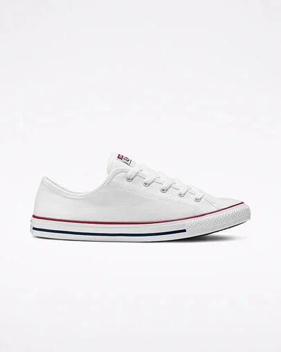 Chuck Taylor All Star Dainty New Comfort Wit/Rood/Blauw, Outer Side View