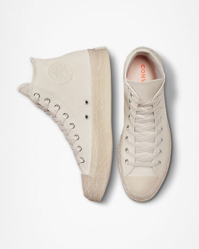 Chuck Taylor All Star CX Tonal Bark Desert Sand/Pale Putty, Top and Side View