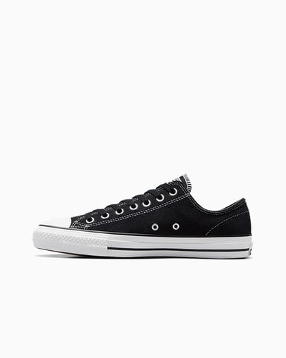 CONS Chuck Taylor All Star Pro Suede Black/Black/White, Inner Side View