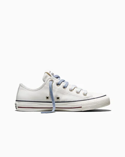 Chuck Taylor All Star Retro Leather Vintage White/Egret/No Shade, Outer Side View