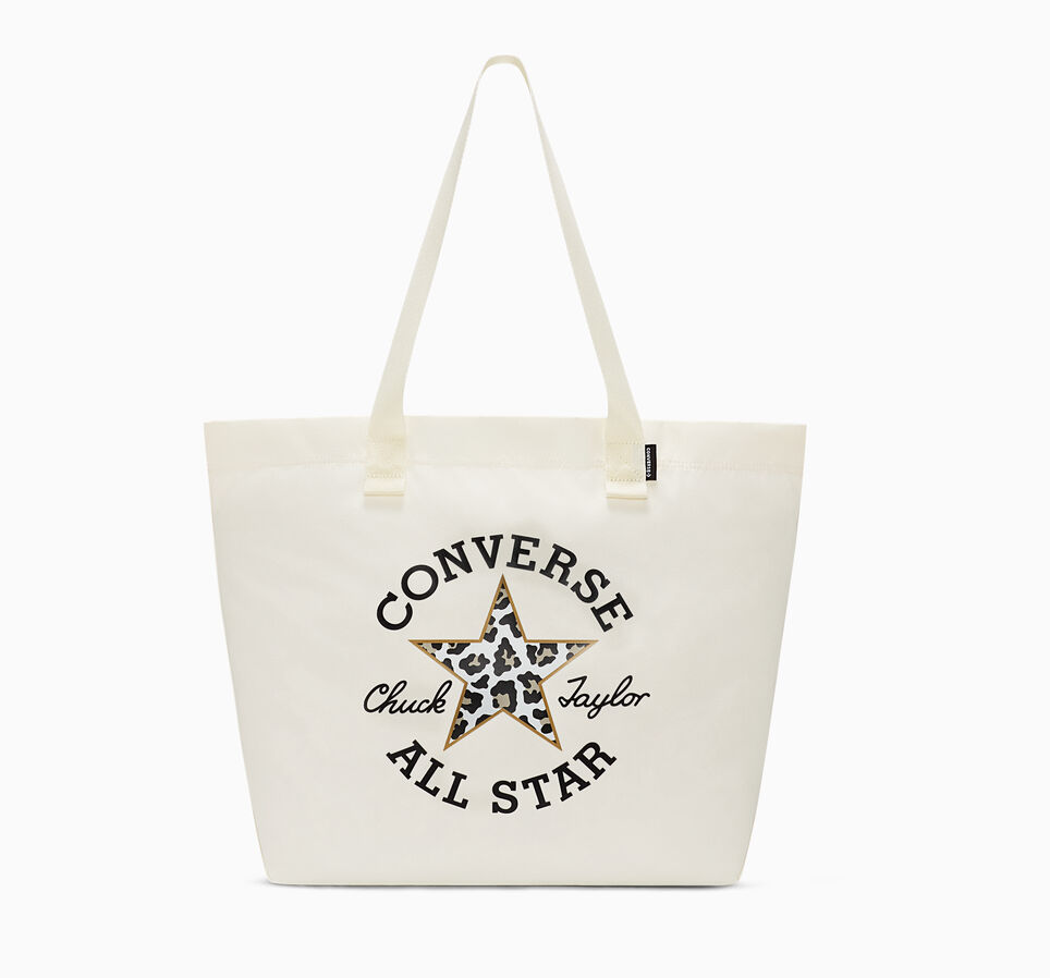 Chuck Taylor Patch Leopard Tote Converse Egret