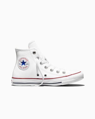 Chuck Taylor All Star Leather White, Outer Side View