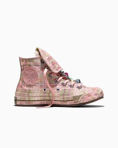 Converse x Collina Strada Chuck 70 Mellow Rose/Fir Green/Spinach, Outer Side View