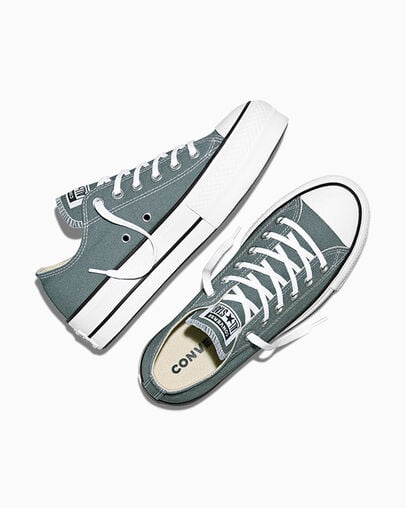 Chuck Taylor All Star Lift Platform Mineral Brew/White/Black, Angled View