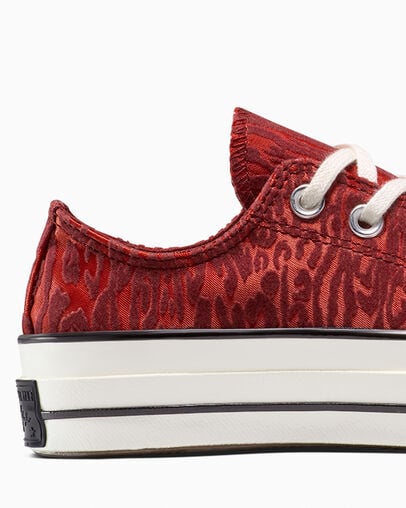 Chuck 70 Satin Leopard Rottin Apple/By The Campfire, Detail Angle View