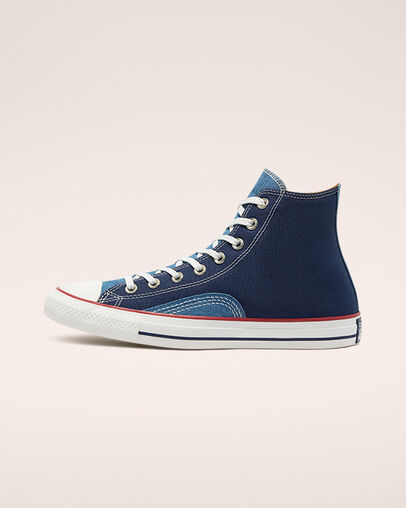 Indigo Boro Chuck Taylor All Star Azul marino medianoche/Blanco vintage, Inner Side View