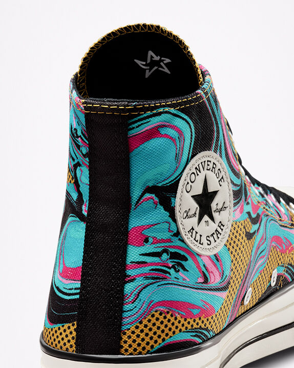 high top teal converse