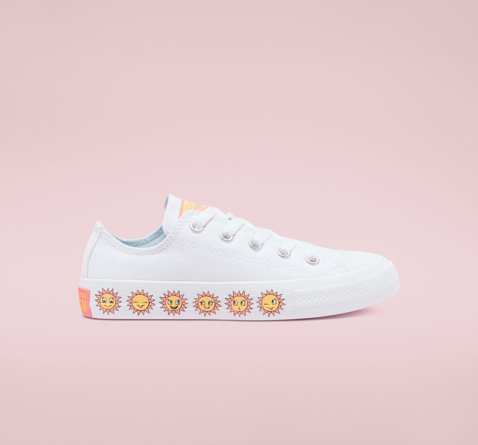 Chuck Taylor All Star Sun Graphic White/Chambray Blue/Pink Gaze