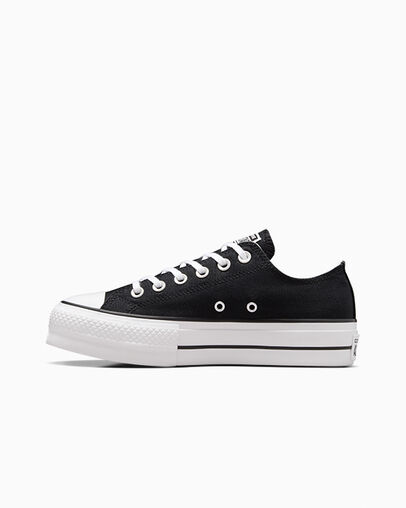 Chuck Taylor All Star Lift Platform Canvas Black/Black/White, Inner Side View