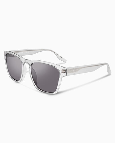 Fluidity Square Sunglasses Crystal Clear, Front View