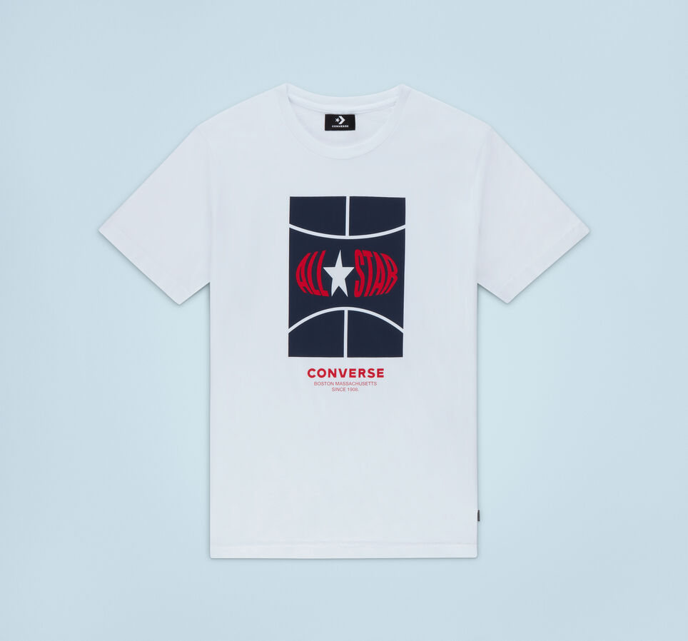 T-shirt de basketball &agrave; motif Blanc