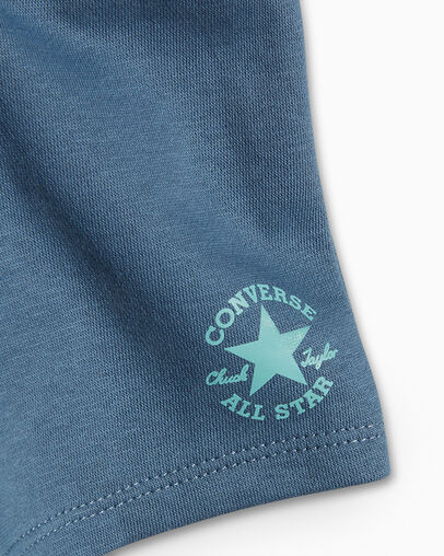 Boxy T-Shirt and Shorts Set Azul lago, Detail View