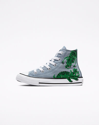 Dino Daze Chuck Taylor All Star Blue Slate/Midnight Navy, Inner Side View