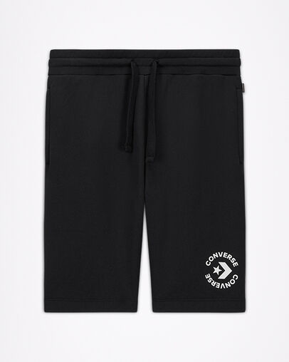 Icon Play Short Converse Black, Front View