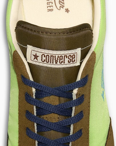 Converse 1908 Jogger Green Glow/Nutria/Deep Dive, Detail Angle View