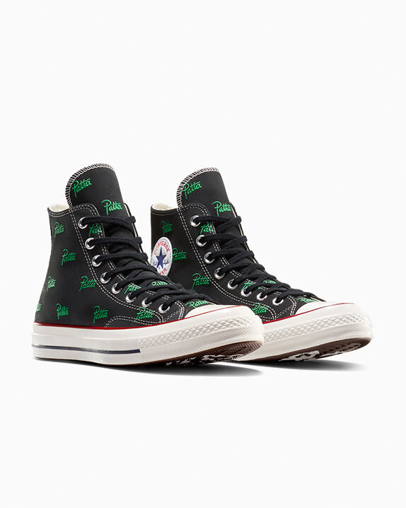 Converse x Patta Chuck 70 Black/Jolly Green