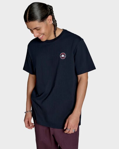 Chuck Taylor All Star Patch T-Shirt Black, Full Body View