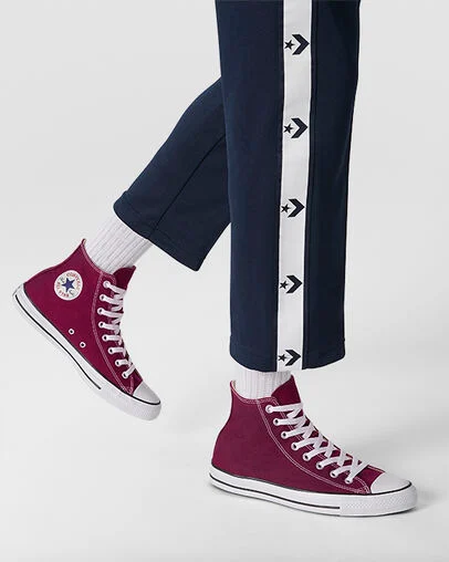 Chuck Taylor All Star Canvas Maroon, Detail Angle View