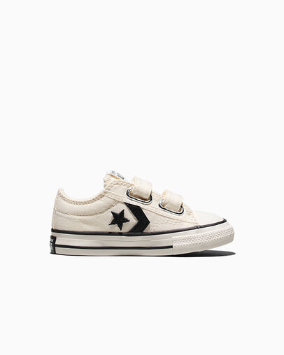 Star Player 76 Easy-On Vintage White/Black/Egret, Outer Side View