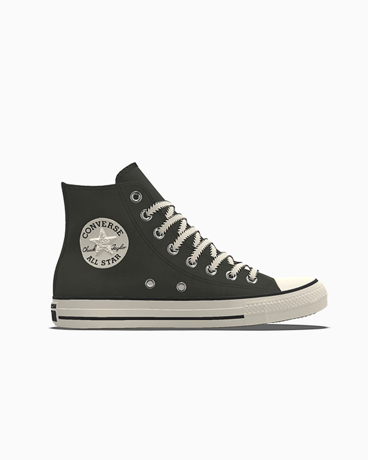 Custom Chuck Taylor All Star Leather By You Black - 156574CFA25_utility
