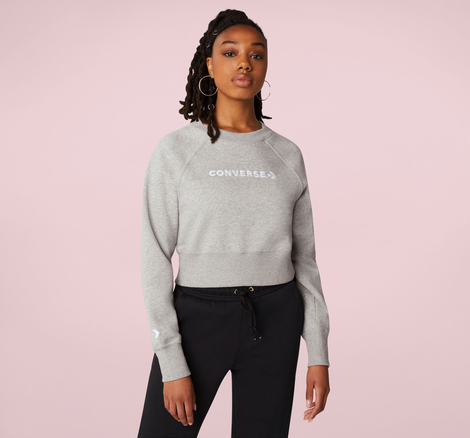 Wordmark Fleece Crew Neck Sweatshirt 