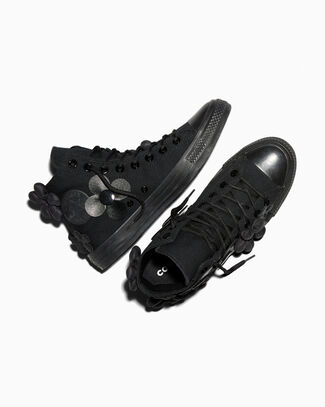 Converse Chuck Taylor All Star Midnight Garden High-Top Shoe Canvas In Black, Size 10 - A17727C