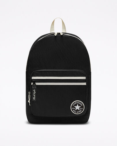 Go 2 Premium Rugzak Converse Black/Egret, Front View