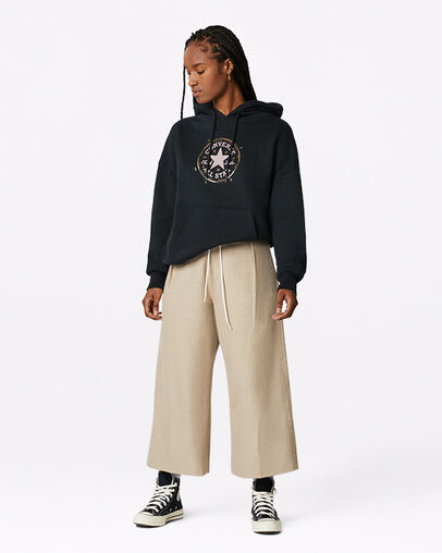 Chuck Zodiac Pullover Hoodie Converse Black, Full Body View