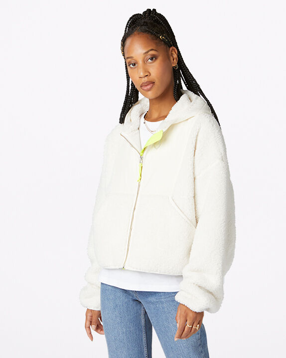 Sherpa Full Zip Hoodie Women's Hoodie 