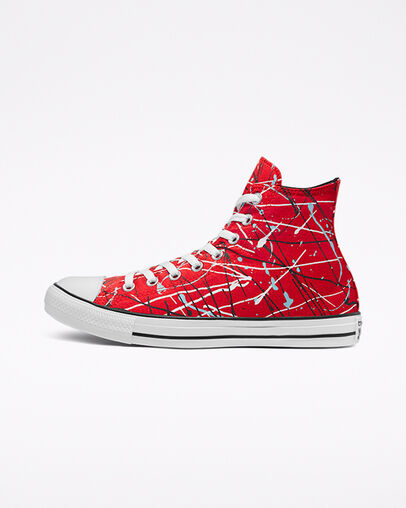 Chuck Taylor All Star Archive Paint Splatter University Red/White/Black, Inner Side View