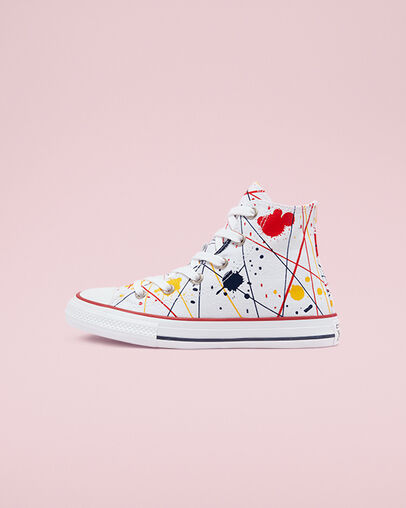 Chuck Taylor All Star Archive Paint Splatter White/Multi/Garnet, Inner Side View